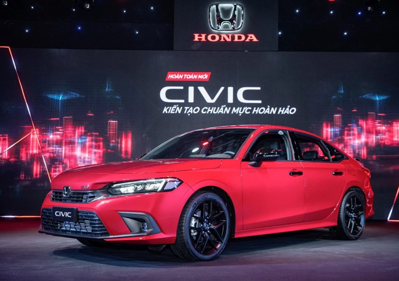 Honda Civic 2022 mang kiểu dáng thuần sedan truyền thống