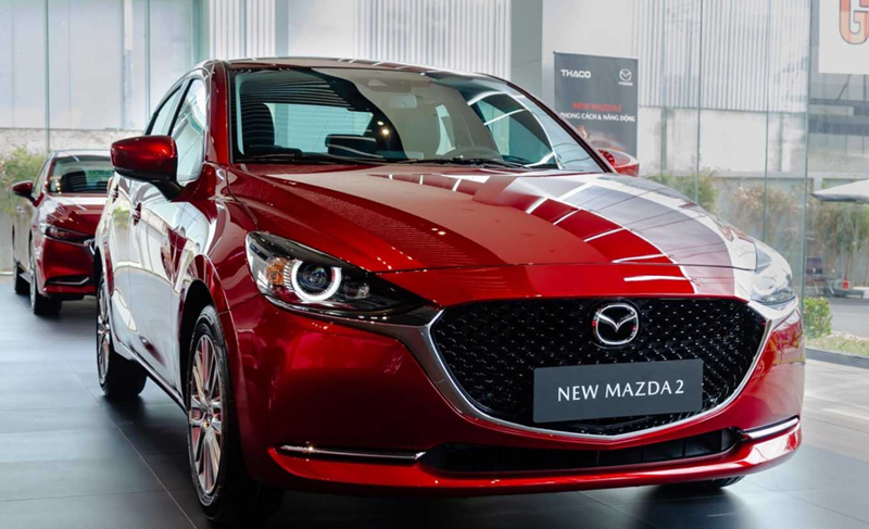 Mazda2 nổi bật với thiết kế thời trang