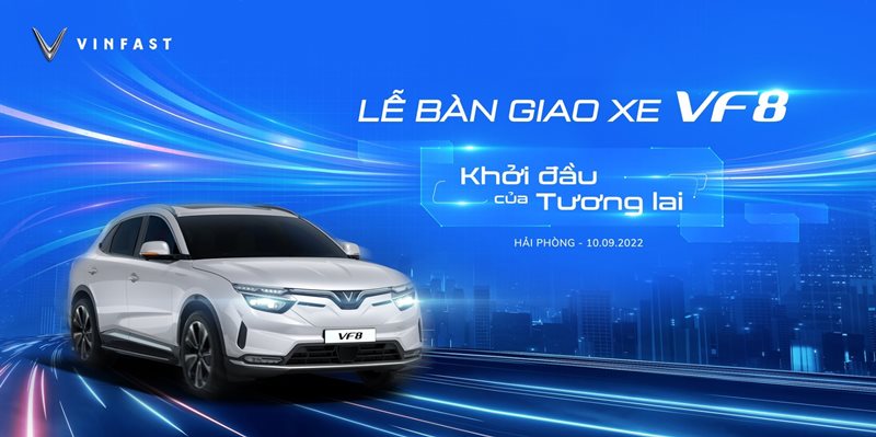 Lộ diện lô VF8 đầu tiên bàn giao ngày 10/9 của VinFast