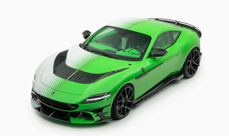 Tempesta Verde nổi bật với lớp ốp ngoại thất hai tông màu trắng-xanh