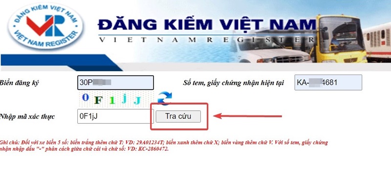 Sau đó sẽ nhận được kết quả trả về