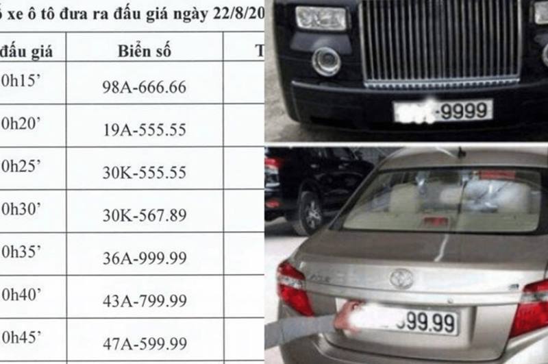 Biển số xe trúng đấu giá có được chuyển nhượng không? (Cập nhật 2023)