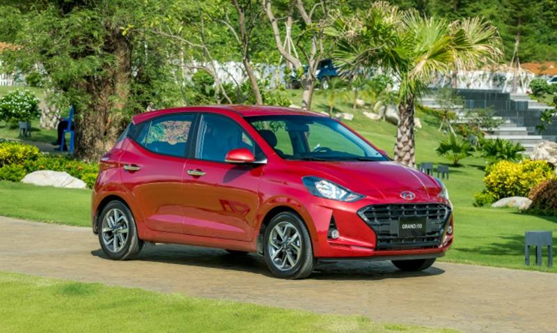 Hyundai Grand i10 giá dao động 360 - 455 triệu đồng