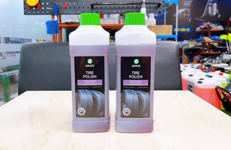 TIRE POLISH - Dung dịch dưỡng bóng và làm mới lốp thương hiệu Nga