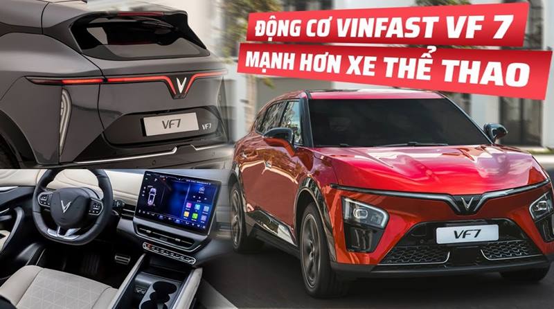 VinFast VF 7 vượt trội so với nhóm xe xăng cùng phân khúc như Huyndai Tucson, Mazda CX-5