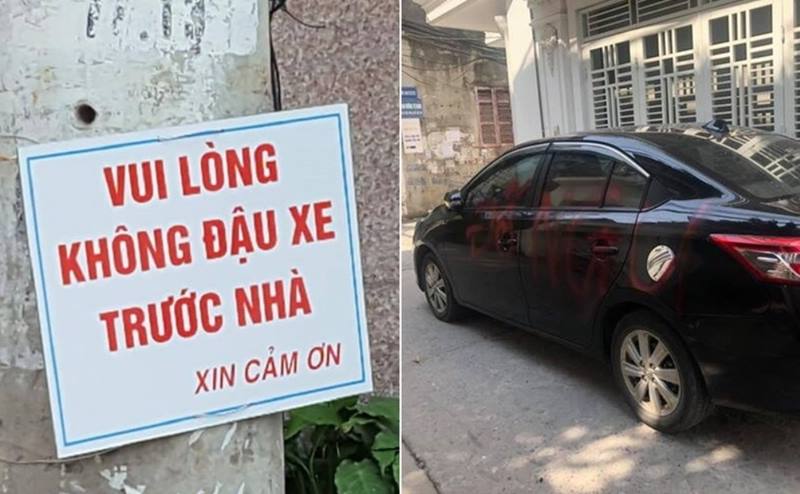 Đậu xe chắn cửa nhà có vi phạm pháp luật