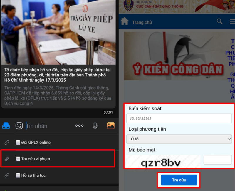 Cần làm theo các bước trình tự