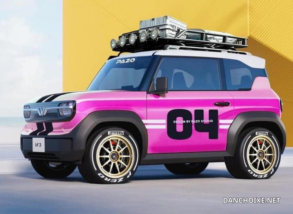 Bên cạnh nâng cấp chính, các phụ kiện ngoài xe giúp VF3 thêm nổi bật và tiện ích