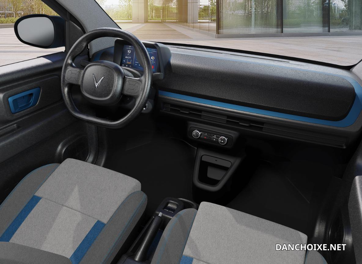 Minio green thiết kế màn hình nằm sau vô lăng không có màn giải trí lớn