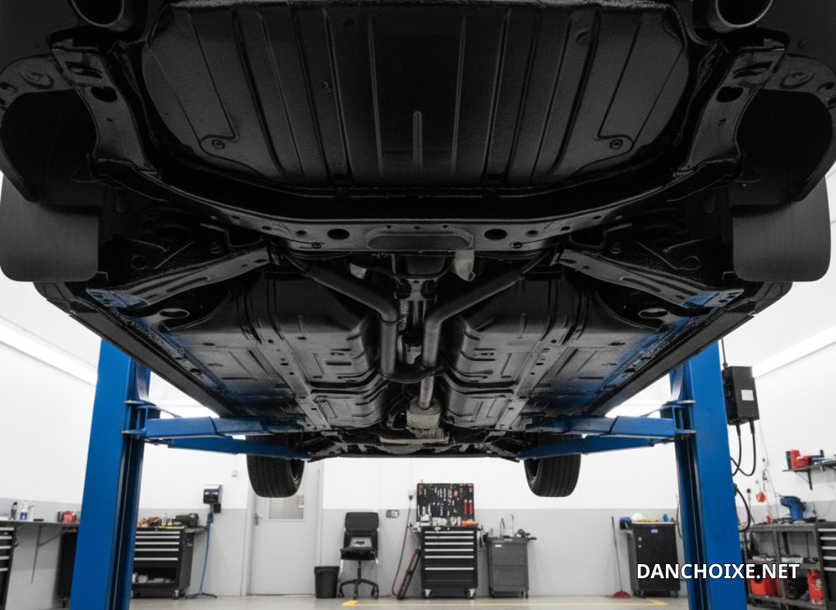 Phủ gầm xe giúp hạn chế bám bẩn và dễ dàng vệ sinh