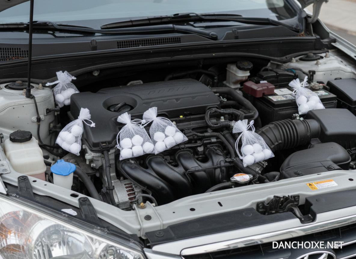 Sử dụng long não là phương pháp phổ biến vì chi phí thấp