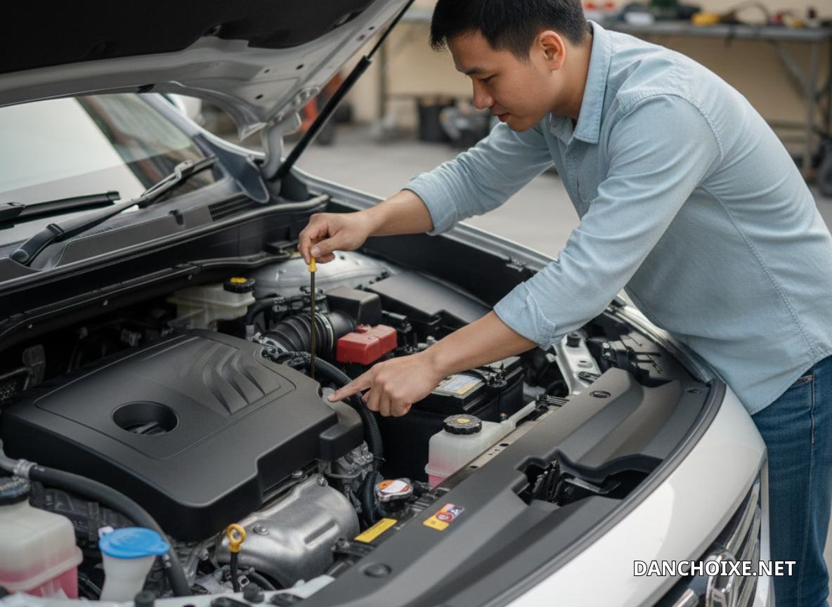 Khi khởi động xe cần chờ hết vòng tua máy để tránh hao mòn động cơ khi máy còn lạnh