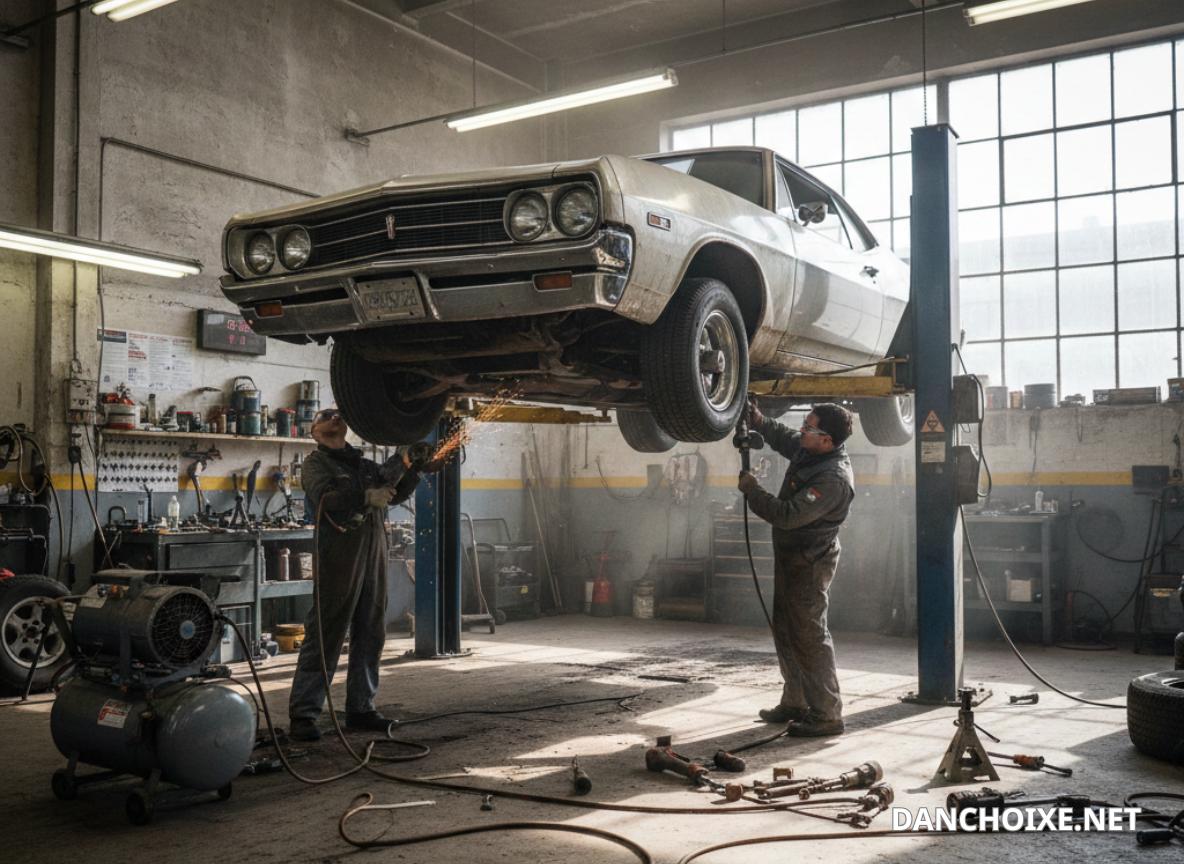 Cần đưa đến các gara uy tín để xử lý khi xe có các dấu hiệu bị mục mọt